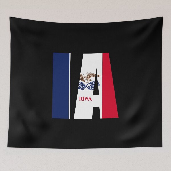 Item preview, Iowa Flag Initials IA designed and sold by shitpostee.