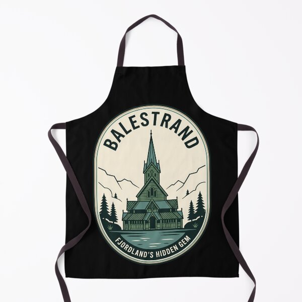 Item preview, Balestrand Norway Vintage Travel Emblem Stave Church designed and sold by k3rstman1.