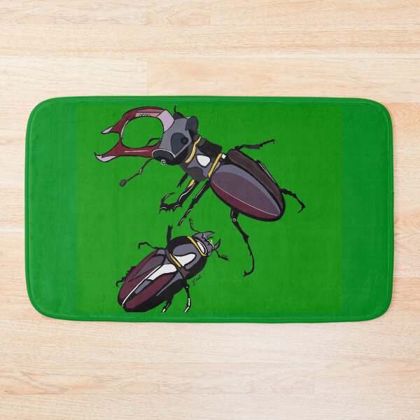 Item preview, Pair of Stag Beetles designed and sold by TinaJostDesigns.