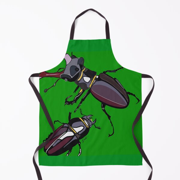 Item preview, Pair of Stag Beetles designed and sold by TinaJostDesigns.