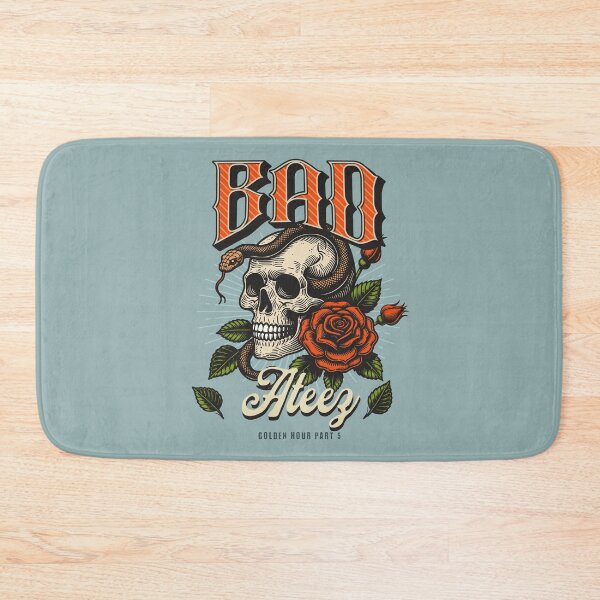 Item preview, Bad ATEEZ skull atiny designed and sold by Morcawork.