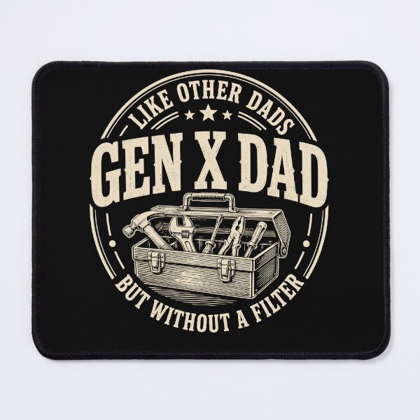 Item preview, Gen X Handyman Dad Without a Filter Funny Toolbox Humor designed and sold by JasKei-Designs.
