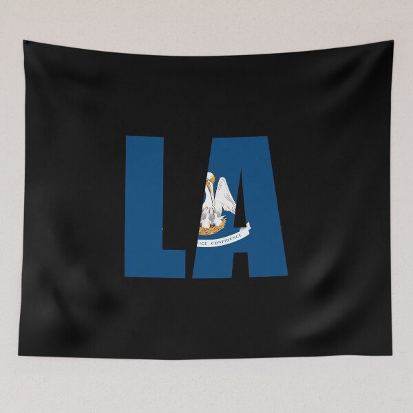 Item preview, Louisiana Flag Initials LA designed and sold by shitpostee.