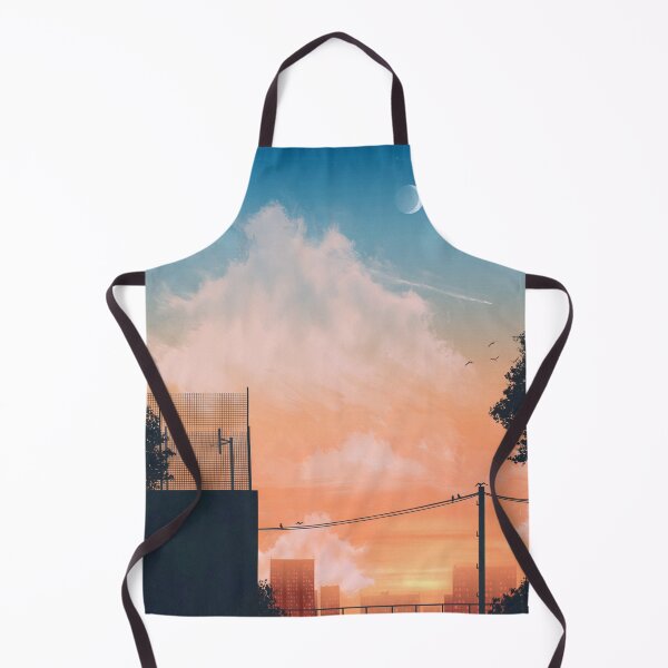 Item preview, Summer sunset, beautiful colorful sky, peaceful city designed and sold by Witseart.