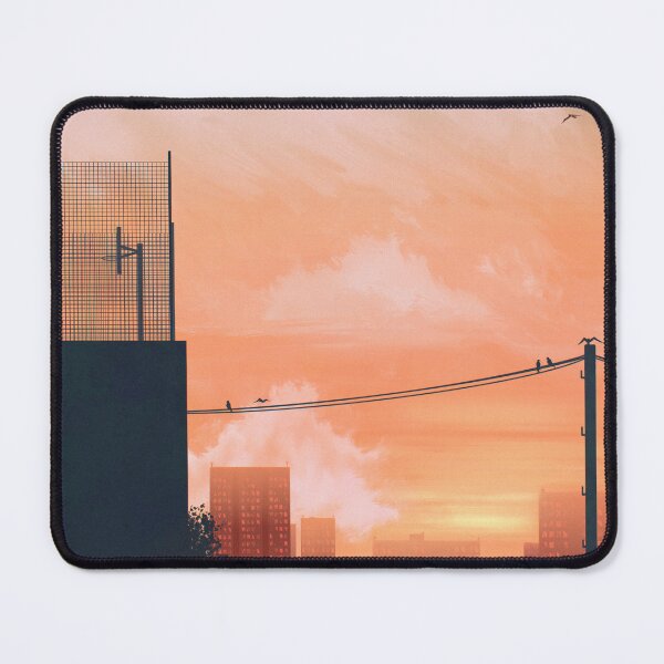 Item preview, Summer sunset, beautiful colorful sky, peaceful city designed and sold by Witseart.