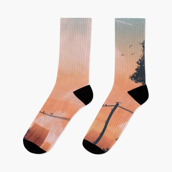 Item preview, Summer sunset, beautiful colorful sky, peaceful city designed and sold by Witseart.