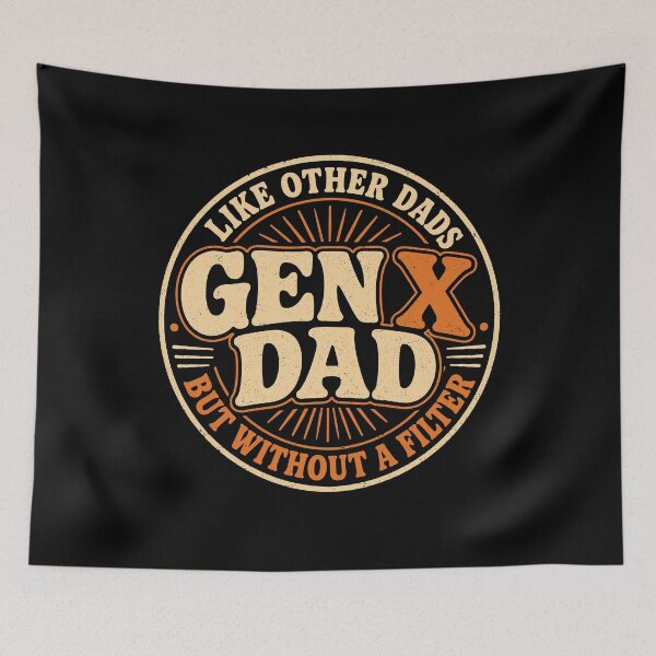 Item preview, Gen X Dad Without a Filter Retro 70s Father Humor designed and sold by JasKei-Designs.