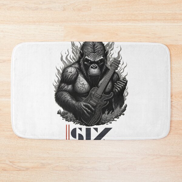 Item preview, Primate Rock Musician Fire designed and sold by KenColwill.
