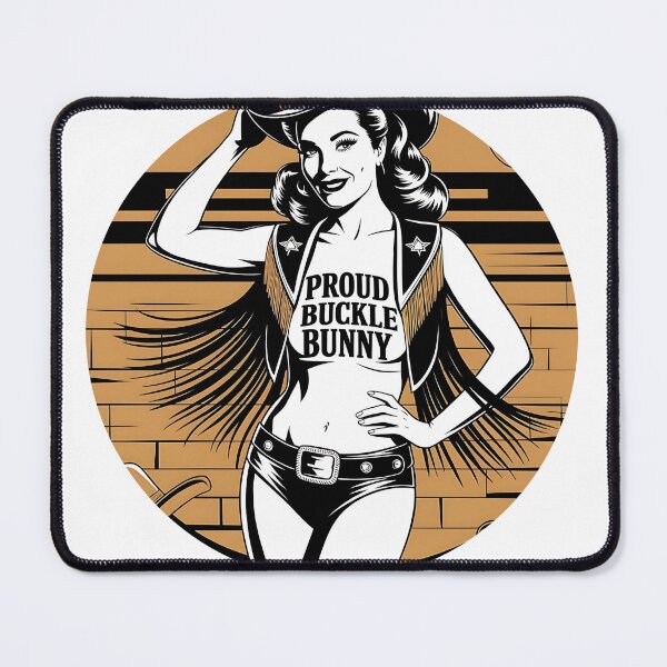 Item preview, Proud Buckle Bunny Western Rodeo Cowgirl T-Shirt designed and sold by Redjakkal.