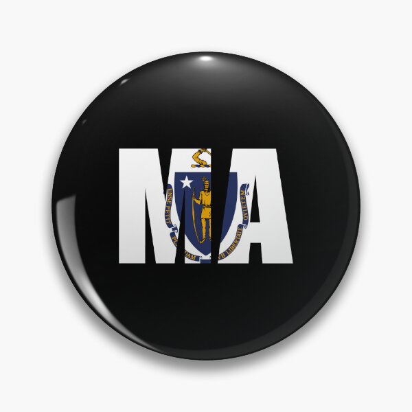 Artikelvorschau, Massachusetts Flagge Initialen MA entworfen und verkauft von shitpostee.
