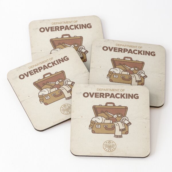 Item preview, Department of Overpacking Retro Poster designed and sold by PictorialWhimsy.
