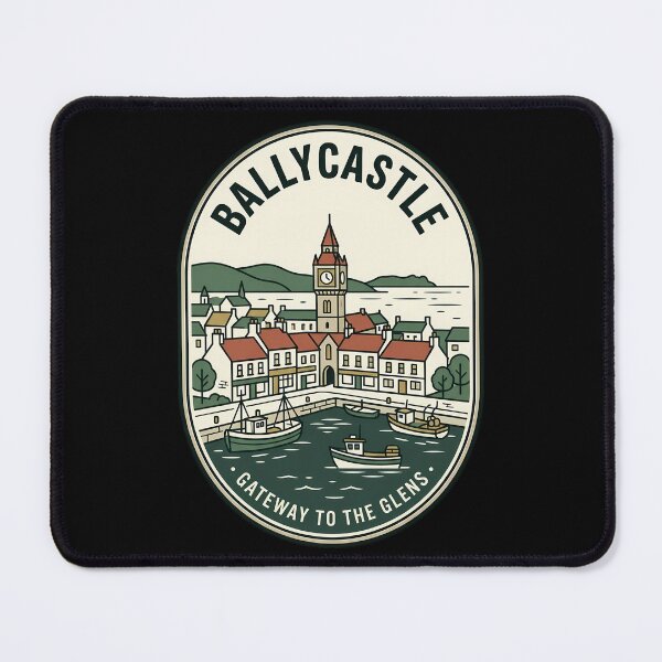Item preview, Ballycastle Northern Ireland Vintage Travel Emblem designed and sold by k3rstman1.