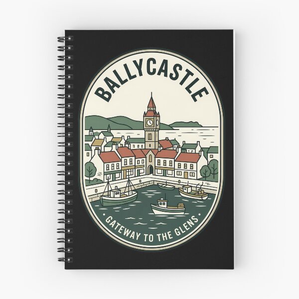 Item preview, Ballycastle Northern Ireland Vintage Travel Emblem designed and sold by k3rstman1.