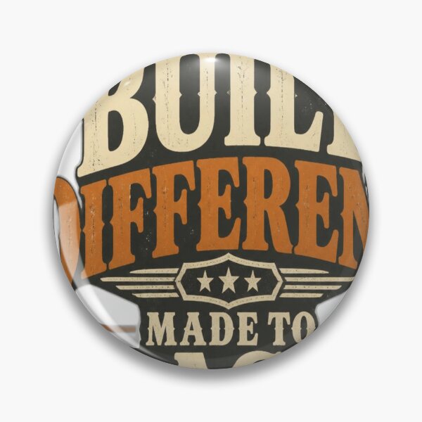Item preview, Built Different Made To Last Vintage Typography designed and sold by Fable-Fit.
