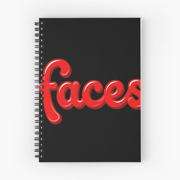Item preview, Bold Red Script Lettering: Faces Typography designed and sold by Shirdeutch.