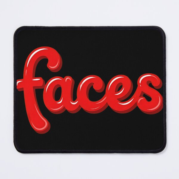 Item preview, Bold Red Script Lettering: Faces Typography designed and sold by Shirdeutch.