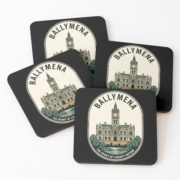 Item preview, Ballymena Northern Ireland Vintage Travel Emblem designed and sold by k3rstman1.