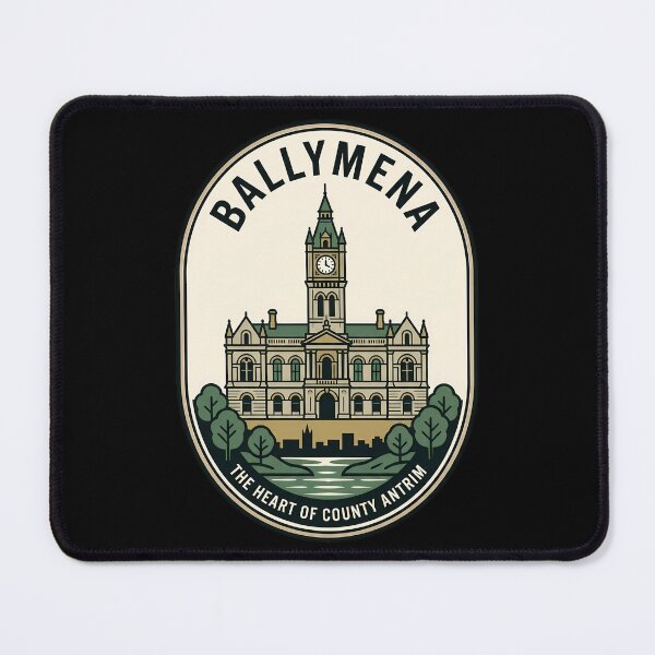 Item preview, Ballymena Northern Ireland Vintage Travel Emblem designed and sold by k3rstman1.