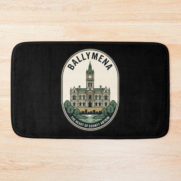 Item preview, Ballymena Northern Ireland Vintage Travel Emblem designed and sold by k3rstman1.