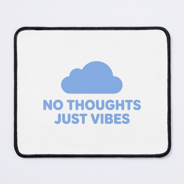 Item preview, No Thoughts Just Vibes - Ironic Chill Fake Brand designed and sold by kdonefive.