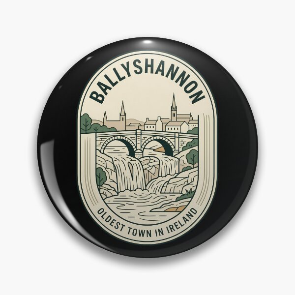 Item preview, Ballyshannon Ireland Oldest Town Vintage Travel Emblem designed and sold by k3rstman1.