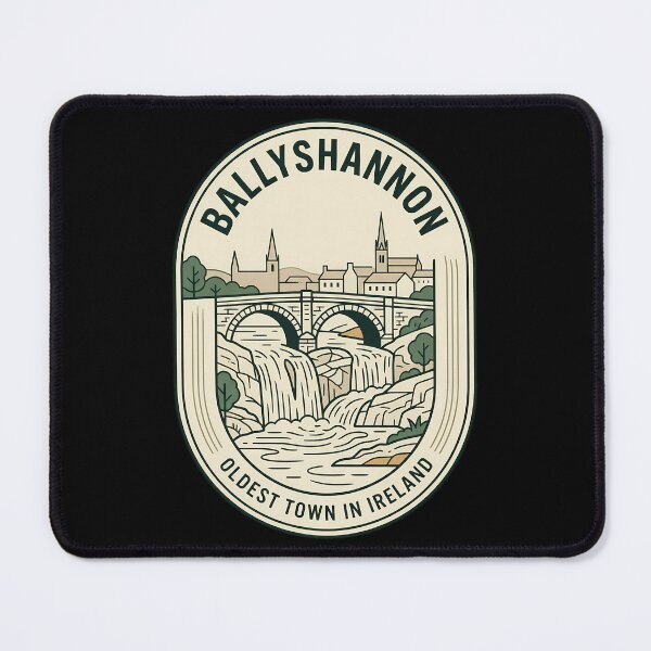 Item preview, Ballyshannon Ireland Oldest Town Vintage Travel Emblem designed and sold by k3rstman1.