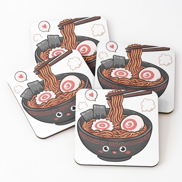 Item preview, Cute Kawaii Ramen Bowl | Japanese Noodle Food Sticker designed and sold by Dospart.