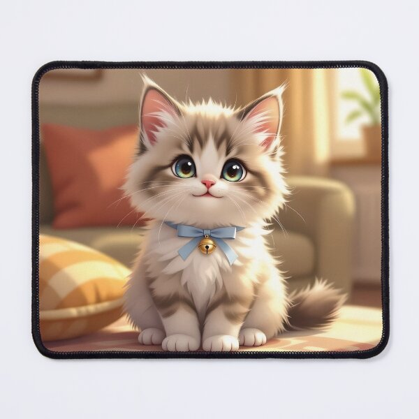 Item preview, Lovely Kitten in Cozy Living Room  designed and sold by Pim-Crystal.