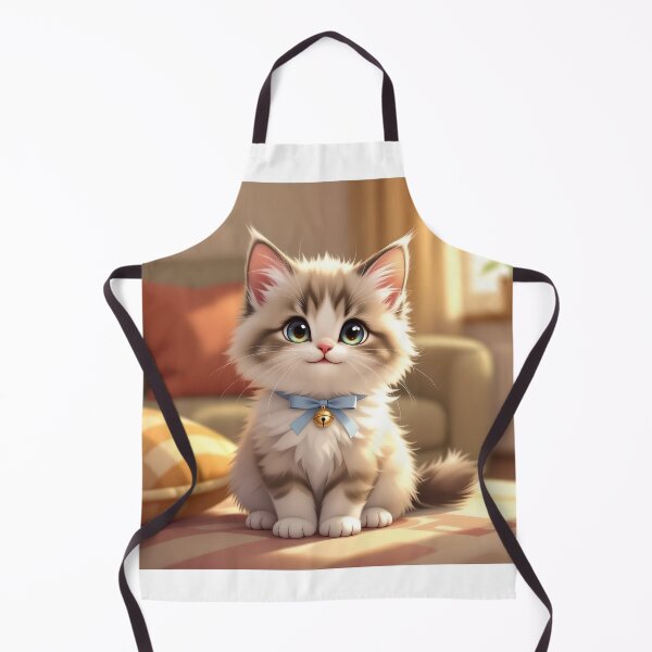 Item preview, Lovely Kitten in Cozy Living Room designed and sold by Pim-Crystal.
