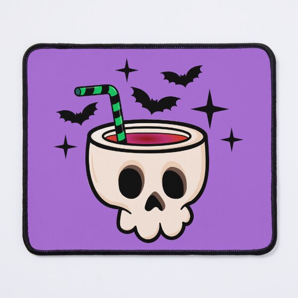 Item preview, Skull Potion Cocktail with Bats - Summerween/Halloween designed and sold by GlitterArtySVG.
