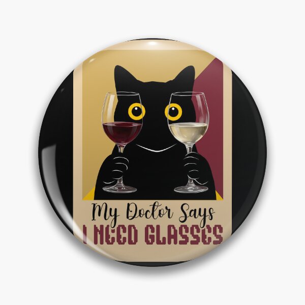 Item preview, My Doctor Says I Need Glasses Vintage Funny Cat designed and sold by PurrfectHome.