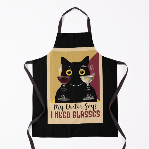 Item preview, My Doctor Says I Need Glasses Vintage Funny Cat designed and sold by PurrfectHome.