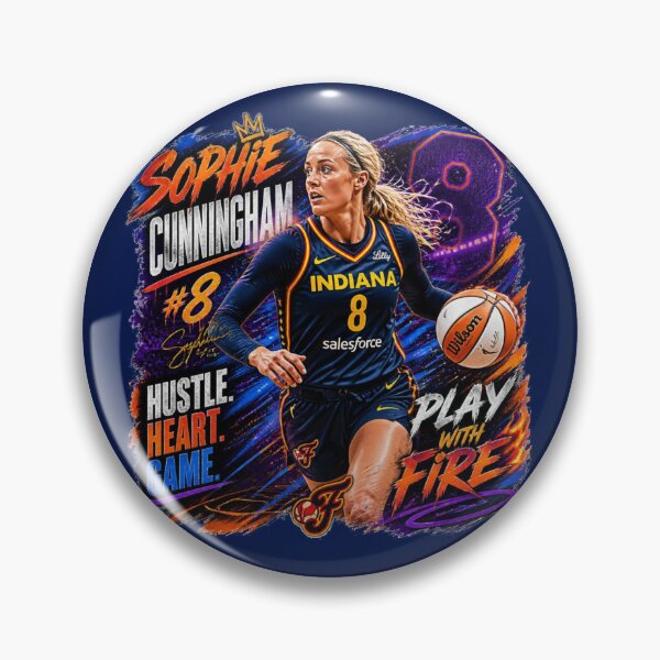 Item preview, Sophie Cunningham Basketball Graphic Tee – Women’s Sports Streetwear Poster Style, Hustle Heart Game Athletic T-Shirt, Dynamic WNBA Inspired Art Print designed and sold by Cavalier-org.