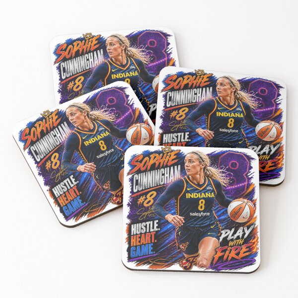 Item preview, Sophie Cunningham Basketball Graphic Tee – Women’s Sports Streetwear Poster Style, Hustle Heart Game Athletic T-Shirt, Dynamic WNBA Inspired Art Print designed and sold by Cavalier-org.