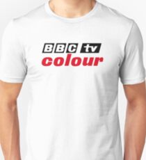 Retro BBC colour logo, as seen at Television Centre Unisex T-Shirt