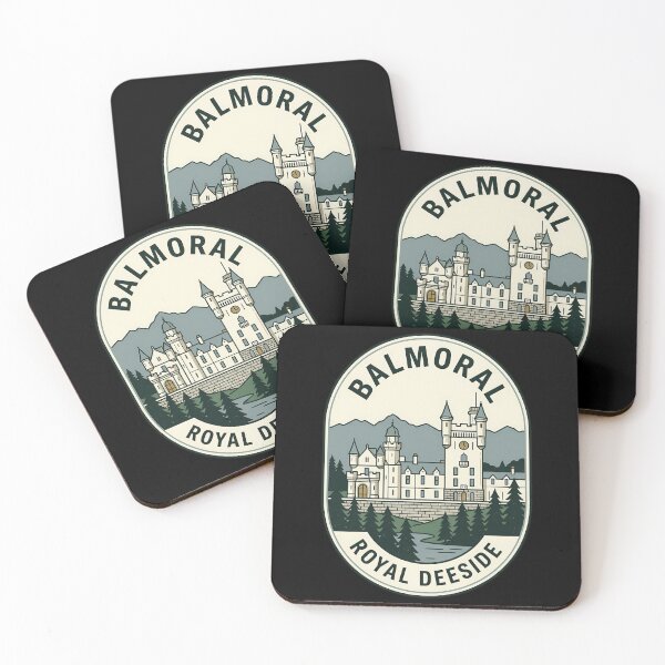 Item preview, Balmoral Castle Royal Deeside Vintage Travel Emblem designed and sold by k3rstman1.