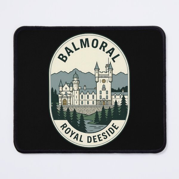 Item preview, Balmoral Castle Royal Deeside Vintage Travel Emblem designed and sold by k3rstman1.