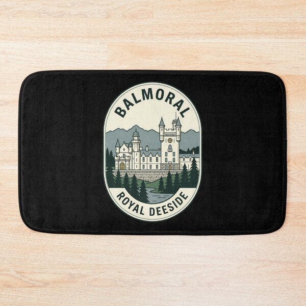 Item preview, Balmoral Castle Royal Deeside Vintage Travel Emblem designed and sold by k3rstman1.