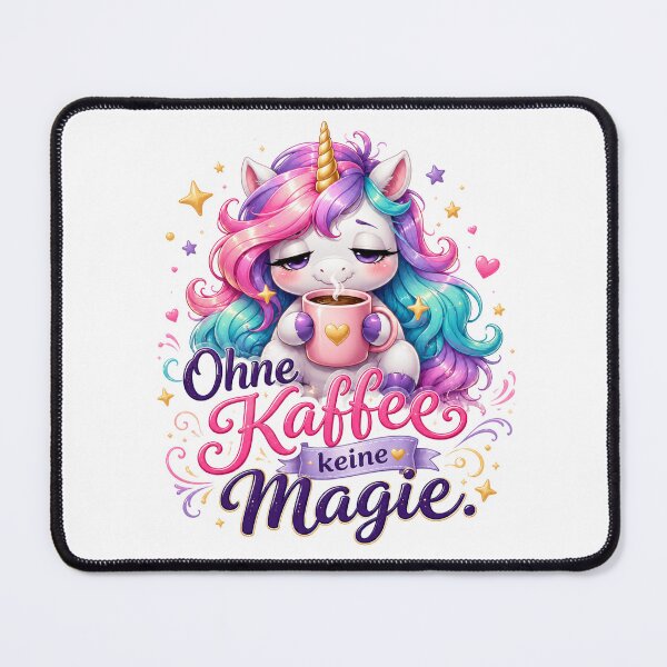 Item preview, Sleepy Unicorn Needs Coffee designed and sold by Tinosshop.