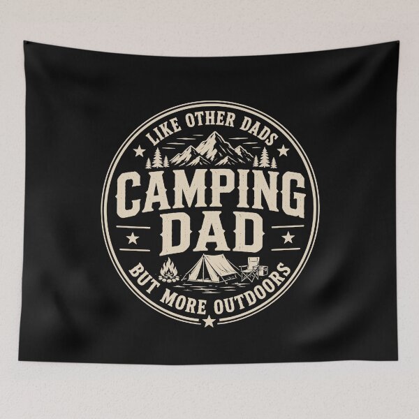 Item preview, Camping Dad With More Outdoors Funny Father Adventure designed and sold by JasKei-Designs.