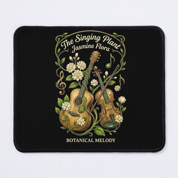 Item preview, Botanical Melody guitars T-Shirt | floral violin acoustic illustration designed and sold by SONOONDESIGN.
