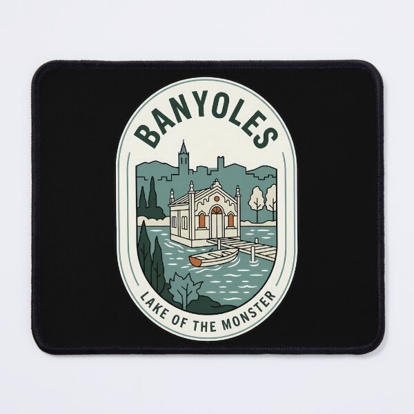 Item preview, Banyoles Lake of the Monster Vintage Travel Emblem designed and sold by k3rstman1.