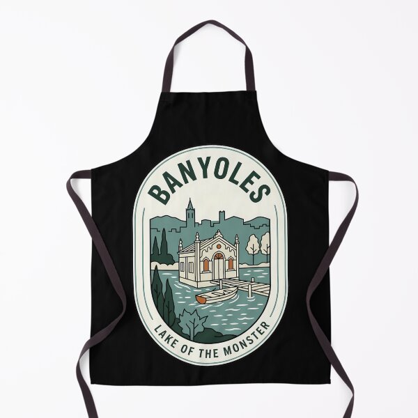 Item preview, Banyoles Lake of the Monster Vintage Travel Emblem designed and sold by k3rstman1.