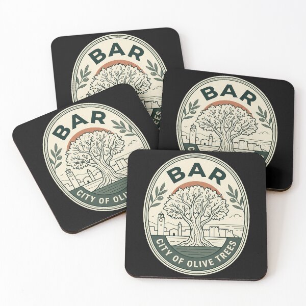 Item preview, Bar Montenegro Vintage Travel Emblem Olive Tree designed and sold by k3rstman1.