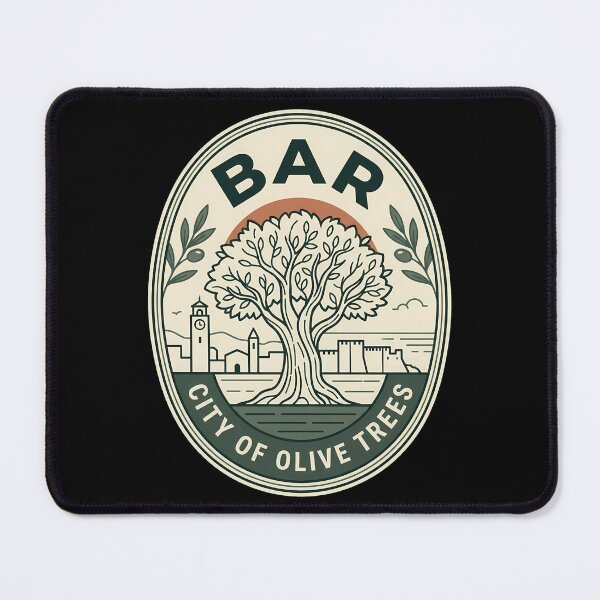 Item preview, Bar Montenegro Vintage Travel Emblem Olive Tree designed and sold by k3rstman1.