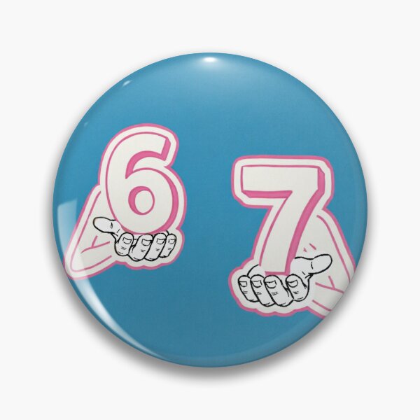 Item preview, Sticker Six Seven designed and sold by YoyoTinyWorld.