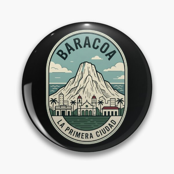 Item preview, Baracoa Cuba Mountain Vintage Travel Emblem designed and sold by k3rstman1.