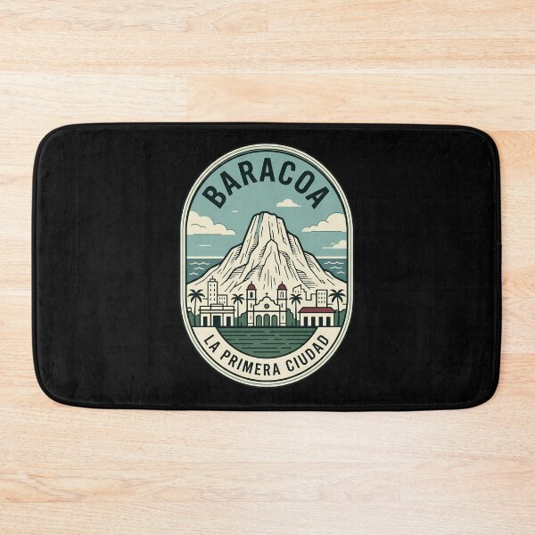 Item preview, Baracoa Cuba Mountain Vintage Travel Emblem designed and sold by k3rstman1.