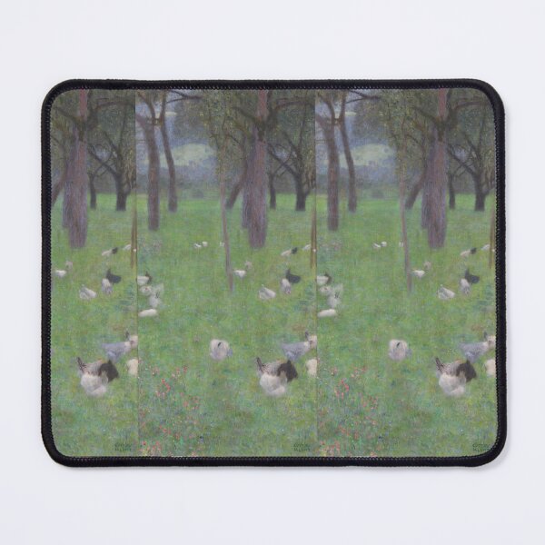 Item preview, Chickens in a Springtime Orchard Garden designed and sold by artofuniverse.