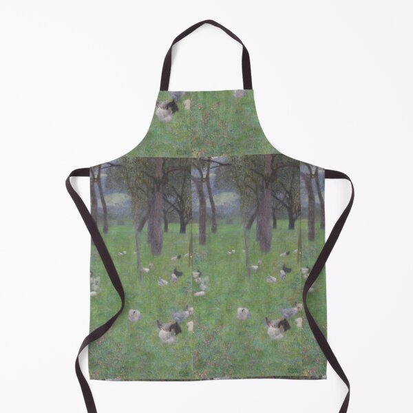 Item preview, Chickens in a Springtime Orchard Garden designed and sold by artofuniverse.
